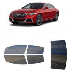 לרכב Mercedes Benz Maybach S480 2022 ציפוי חלונות שחורים רב פעמי סיליקון לחלונות קדמיים, אחוריים ולחלון האחורי