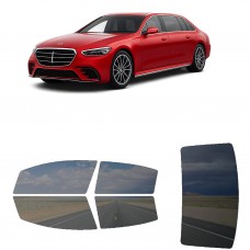 לרכב Mercedes Benz S-class four-door extension 2021 ציפוי חלונות שחורים רב פעמי סיליקון לחלונות קדמיים, אחוריים ולחלון האחורי