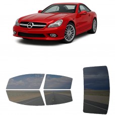 לרכב Mercedes Benz SL550 2010 ציפוי חלונות שחורים רב פעמי סיליקון לחלונות קדמיים, אחוריים ולחלון האחורי