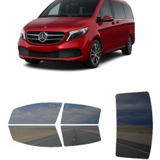 לרכב Mercedes Benz V260 2021 ציפוי חלונות שחורים רב פעמי סיליקון לחלונות קדמיים, אחוריים ולחלון האחורי