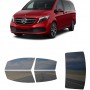 לרכב Mercedes Benz V260 2021 ציפוי חלונות שחורים רב פעמי סיליקון לחלונות קדמיים, אחוריים ולחלון האחורי