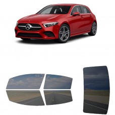 לרכב Mercedes Benz A-Class Hatchback 2019 ציפוי חלונות שחורים רב פעמי סיליקון לחלונות קדמיים, אחוריים ולחלון האחורי