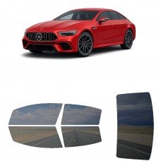 לרכב Mercedes Benz AMGGT Four-door 2019 ציפוי חלונות שחורים רב פעמי סיליקון לחלונות קדמיים, אחוריים ולחלון האחורי
