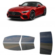 לרכב Mercedes Benz AMGSL 2022 ציפוי חלונות שחורים רב פעמי סיליקון לחלונות קדמיים, אחוריים ולחלון האחורי