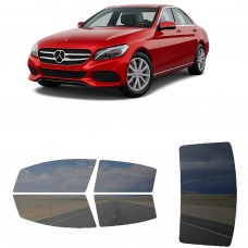לרכב Mercedes Benz C-Class C-ClassSedan 2016 ציפוי חלונות שחורים רב פעמי סיליקון לחלונות קדמיים, אחוריים ולחלון האחורי