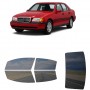 לרכב Mercedes Benz C-Class Sedan 1994 ציפוי חלונות שחורים רב פעמי סיליקון לחלונות קדמיים, אחוריים ולחלון האחורי