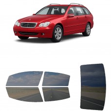 לרכב Mercedes Benz C-Class Station Wagon 2002 ציפוי חלונות שחורים רב פעמי סיליקון לחלונות קדמיים, אחוריים ולחלון האחורי