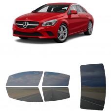 לרכב Mercedes Benz CLA 2014 ציפוי חלונות שחורים רב פעמי סיליקון לחלונות קדמיים, אחוריים ולחלון האחורי