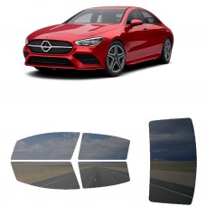 לרכב Mercedes Benz CLA Sedan 2020 ציפוי חלונות שחורים רב פעמי סיליקון לחלונות קדמיים, אחוריים ולחלון האחורי