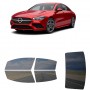 לרכב Mercedes Benz CLA Sedan 2020 ציפוי חלונות שחורים רב פעמי סיליקון לחלונות קדמיים, אחוריים ולחלון האחורי