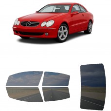 לרכב Mercedes Benz CLK Two-doorCoupe 2003 ציפוי חלונות שחורים רב פעמי סיליקון לחלונות קדמיים, אחוריים ולחלון האחורי