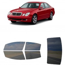 לרכב Mercedes Benz E-Class Sedan 2003 ציפוי חלונות שחורים רב פעמי סיליקון לחלונות קדמיים, אחוריים ולחלון האחורי