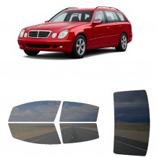 לרכב Mercedes Benz E-Class Station Wagon 2003 ציפוי חלונות שחורים רב פעמי סיליקון לחלונות קדמיים, אחוריים ולחלון האחורי
