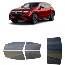 לרכב Mercedes Benz EQSSUV 2022 ציפוי חלונות שחורים רב פעמי סיליקון לחלונות קדמיים, אחוריים ולחלון האחורי
