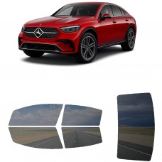 לרכב Mercedes Benz GLCSUV Coupe 2024 ציפוי חלונות שחורים רב פעמי סיליקון לחלונות קדמיים, אחוריים ולחלון האחורי