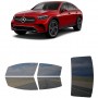 לרכב Mercedes Benz GLCSUV Coupe 2024 ציפוי חלונות שחורים רב פעמי סיליקון לחלונות קדמיים, אחוריים ולחלון האחורי