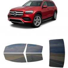 לרכב Mercedes Benz GLSSUV 2020 ציפוי חלונות שחורים רב פעמי סיליקון לחלונות קדמיים, אחוריים ולחלון האחורי