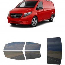 לרכב Mercedes Benz Metris 126 Inch Van 2016 ציפוי חלונות שחורים רב פעמי סיליקון לחלונות קדמיים, אחוריים ולחלון האחורי