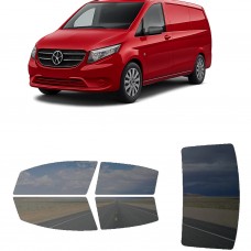 לרכב Mercedes Benz Metris 2016 ציפוי חלונות שחורים רב פעמי סיליקון לחלונות קדמיים, אחוריים ולחלון האחורי