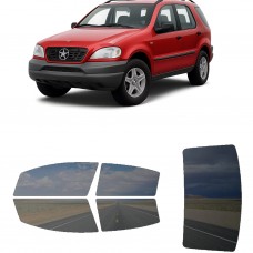 לרכב Mercedes Benz ML Class SUV 1998 ציפוי חלונות שחורים רב פעמי סיליקון לחלונות קדמיים, אחוריים ולחלון האחורי