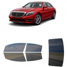לרכב Mercedes Benz S Class Sedan 2014 ציפוי חלונות שחורים רב פעמי סיליקון לחלונות קדמיים, אחוריים ולחלון האחורי