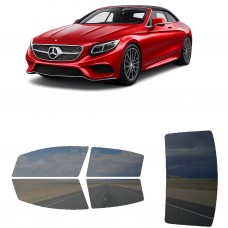 לרכב Mercedes Benz S Class TwodoorConvertible 2017 ציפוי חלונות שחורים רב פעמי סיליקון לחלונות קדמיים, אחוריים ולחלון האחורי