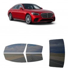 לרכב Mercedes Benz S-Class Four-doorSedan 2021 ציפוי חלונות שחורים רב פעמי סיליקון לחלונות קדמיים, אחוריים ולחלון האחורי