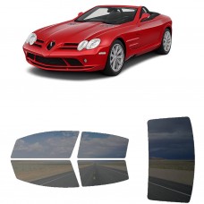 לרכב Mercedes Benz SLR TwodoorConvertible 2005 ציפוי חלונות שחורים רב פעמי סיליקון לחלונות קדמיים, אחוריים ולחלון האחורי
