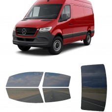 לרכב Mercedes Benz Sprinter 144 Inch Van 2019 ציפוי חלונות שחורים רב פעמי סיליקון לחלונות קדמיים, אחוריים ולחלון האחורי