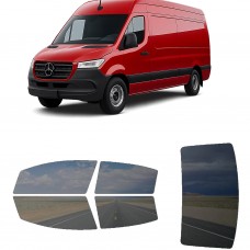 לרכב Mercedes Benz Sprinter 170 Inch Van 2019 ציפוי חלונות שחורים רב פעמי סיליקון לחלונות קדמיים, אחוריים ולחלון האחורי