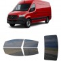 לרכב Mercedes Benz Sprinter 170 Inch Van 2019 ציפוי חלונות שחורים רב פעמי סיליקון לחלונות קדמיים, אחוריים ולחלון האחורי