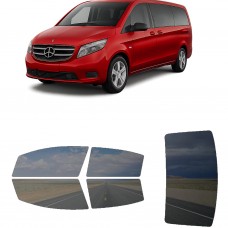 לרכב Mercedes Benz V-class Base 2018 ציפוי חלונות שחורים רב פעמי סיליקון לחלונות קדמיים, אחוריים ולחלון האחורי