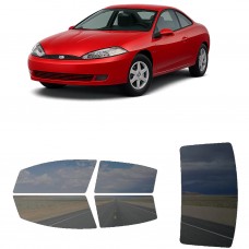 לרכב Mercuny Cougar TwodoorCoupe 1999 ציפוי חלונות שחורים רב פעמי סיליקון לחלונות קדמיים, אחוריים ולחלון האחורי