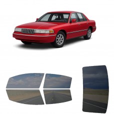 לרכב Mercuny Grand Marquis Sedan 1992 ציפוי חלונות שחורים רב פעמי סיליקון לחלונות קדמיים, אחוריים ולחלון האחורי