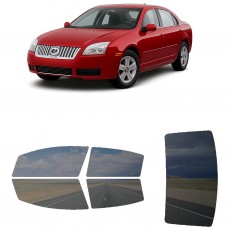 לרכב Mercuny Milan Sedan 2006 ציפוי חלונות שחורים רב פעמי סיליקון לחלונות קדמיים, אחוריים ולחלון האחורי
