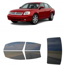 לרכב Mercuny Montego Sedan 2005 ציפוי חלונות שחורים רב פעמי סיליקון לחלונות קדמיים, אחוריים ולחלון האחורי