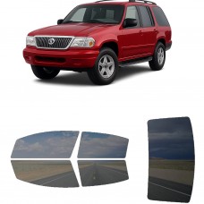 לרכב Mercuny Mountaineer SUV 1998 ציפוי חלונות שחורים רב פעמי סיליקון לחלונות קדמיים, אחוריים ולחלון האחורי