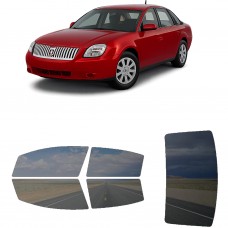 לרכב Mercuny Sable Sedan 2008 ציפוי חלונות שחורים רב פעמי סיליקון לחלונות קדמיים, אחוריים ולחלון האחורי