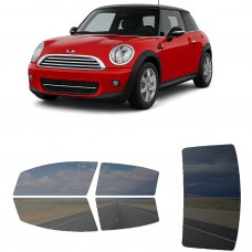 לרכב Mini Clubman TwodoorCoupe 2008 ציפוי חלונות שחורים רב פעמי סיליקון לחלונות קדמיים, אחוריים ולחלון האחורי