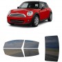 לרכב Mini Clubman TwodoorCoupe 2008 ציפוי חלונות שחורים רב פעמי סיליקון לחלונות קדמיים, אחוריים ולחלון האחורי
