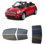 לרכב Mini Cooper TwodoorConvertible 2005 ציפוי חלונות שחורים רב פעמי סיליקון לחלונות קדמיים, אחוריים ולחלון האחורי