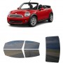 לרכב Mini Cooper TwodoorConvertible 2009 ציפוי חלונות שחורים רב פעמי סיליקון לחלונות קדמיים, אחוריים ולחלון האחורי