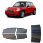 לרכב Mini Cooper TwodoorHatchback 2002 ציפוי חלונות שחורים רב פעמי סיליקון לחלונות קדמיים, אחוריים ולחלון האחורי