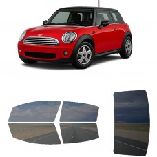 לרכב Mini Cooper TwodoorHatchback 2007 ציפוי חלונות שחורים רב פעמי סיליקון לחלונות קדמיים, אחוריים ולחלון האחורי