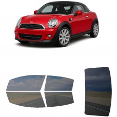 לרכב Mini Coupe 2015 ציפוי חלונות שחורים רב פעמי סיליקון לחלונות קדמיים, אחוריים ולחלון האחורי