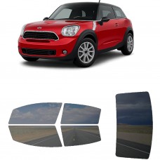לרכב Mini Paceman Hatchback 2013 ציפוי חלונות שחורים רב פעמי סיליקון לחלונות קדמיים, אחוריים ולחלון האחורי