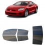לרכב Mitsubishi Eclipse TwodoorCoupe 2006 ציפוי חלונות שחורים רב פעמי סיליקון לחלונות קדמיים, אחוריים ולחלון האחורי