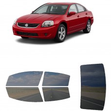 לרכב Mitsubishi Galant Sedan 2004 ציפוי חלונות שחורים רב פעמי סיליקון לחלונות קדמיים, אחוריים ולחלון האחורי