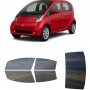 לרכב Mitsubishi iMiev 2012 ציפוי חלונות שחורים רב פעמי סיליקון לחלונות קדמיים, אחוריים ולחלון האחורי