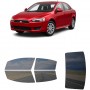 לרכב Mitsubishi Lancer 2012 ציפוי חלונות שחורים רב פעמי סיליקון לחלונות קדמיים, אחוריים ולחלון האחורי